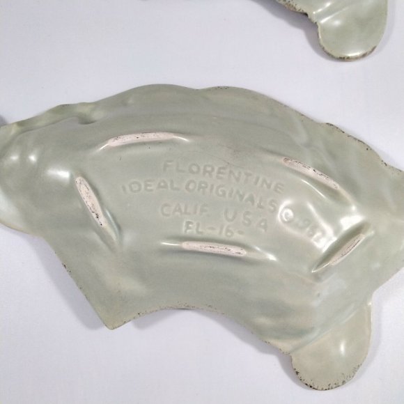 Florentine Nesting Serving Plates Chip Dip Set Ideal Originals 1962 Gold Gilded - Picture 9 of 12